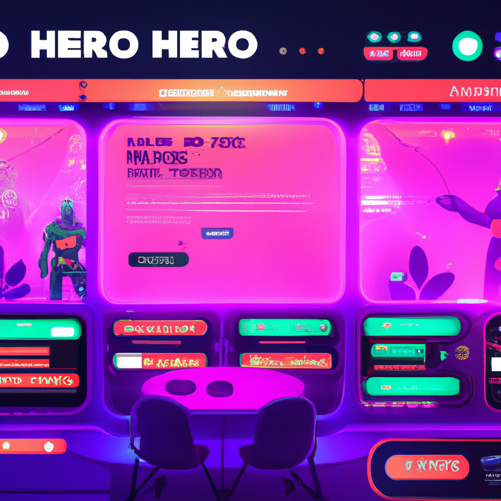 ArcadeForge hero — neon multiplayer lobby screenshot