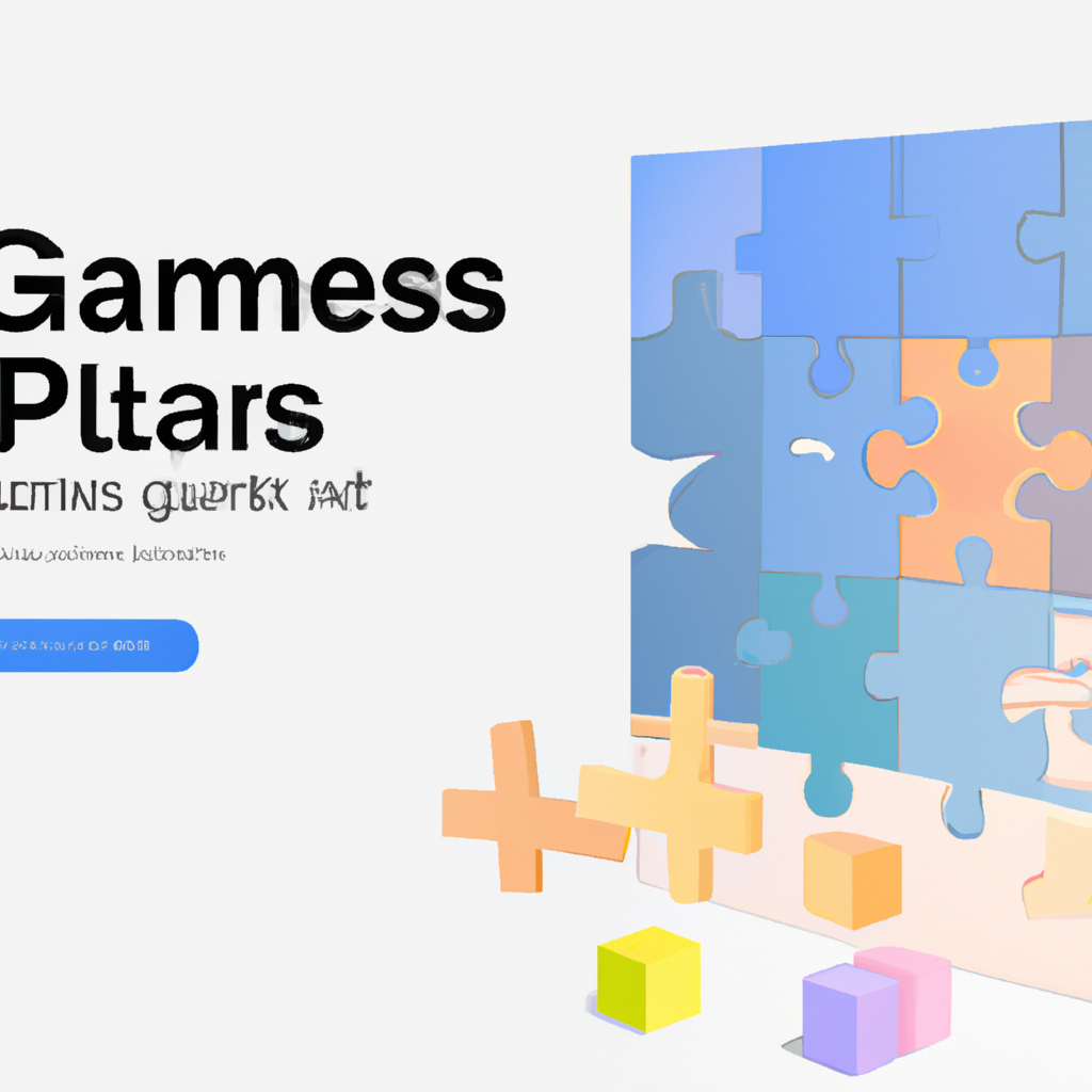 Gallery thumbnail — minimalist puzzle scene